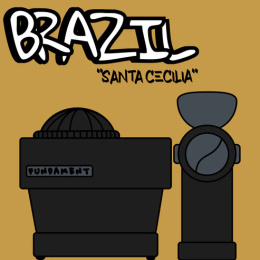 Runty Roaster - Brazylia Santa Cecilia, Świąteczne espresso - 250g