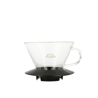 Kalita - Wave 155 szklany dripper - czarny
