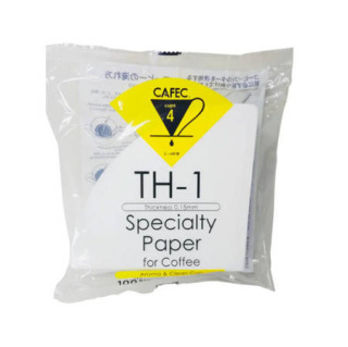 Cafec - Filtry papierowe Light TH-1, cup4- 100 szt.