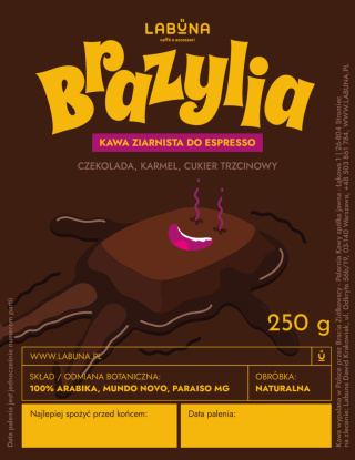 LABUNA - Brazylia Monte Carmelo Espresso- 1 kg