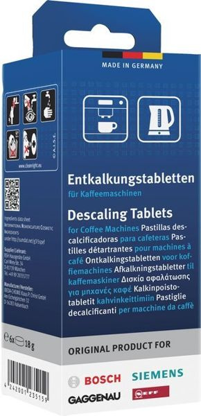 Tabletki odkamieniające Bosch / Siemens 311864 - 6szt