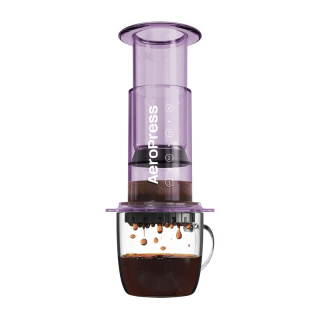 AeroPress - Zaparzacz do kawy CLEAR fioletowy