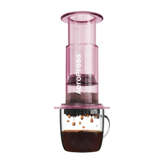 AeroPress - Zaparzacz do kawy CLEAR różowy